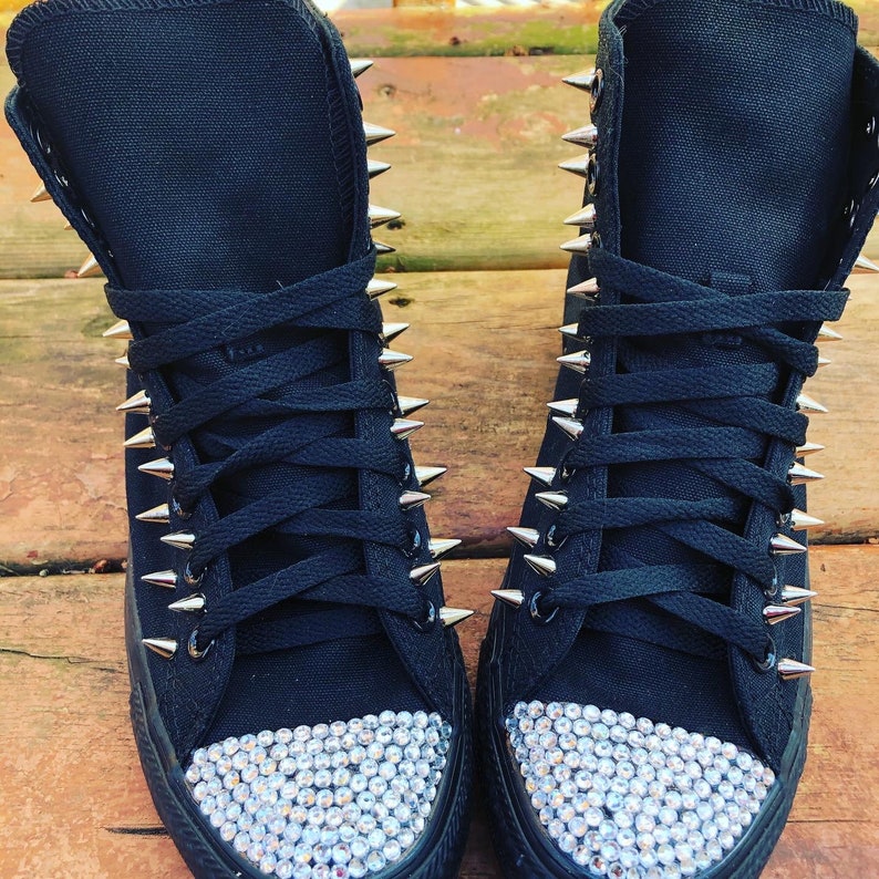 spiked converse shoes
