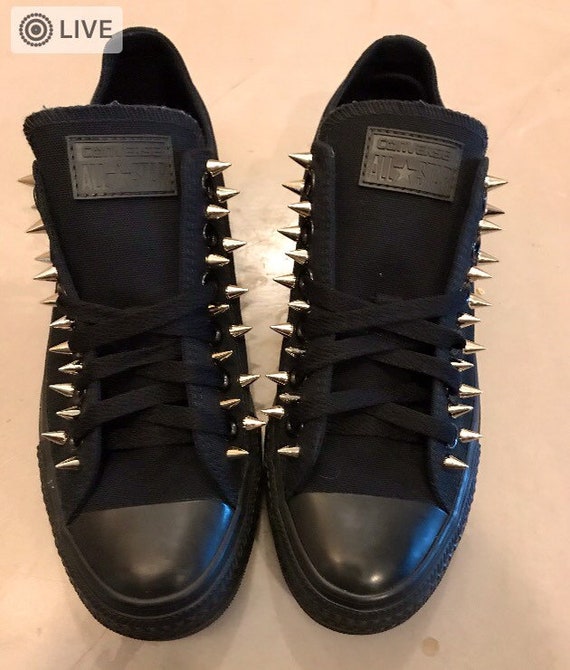 spiked converse shoes