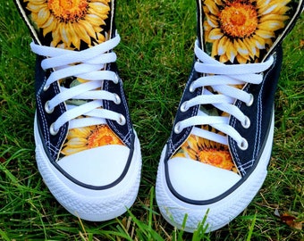 Sunflower Converse Chuck Taylor Shoes