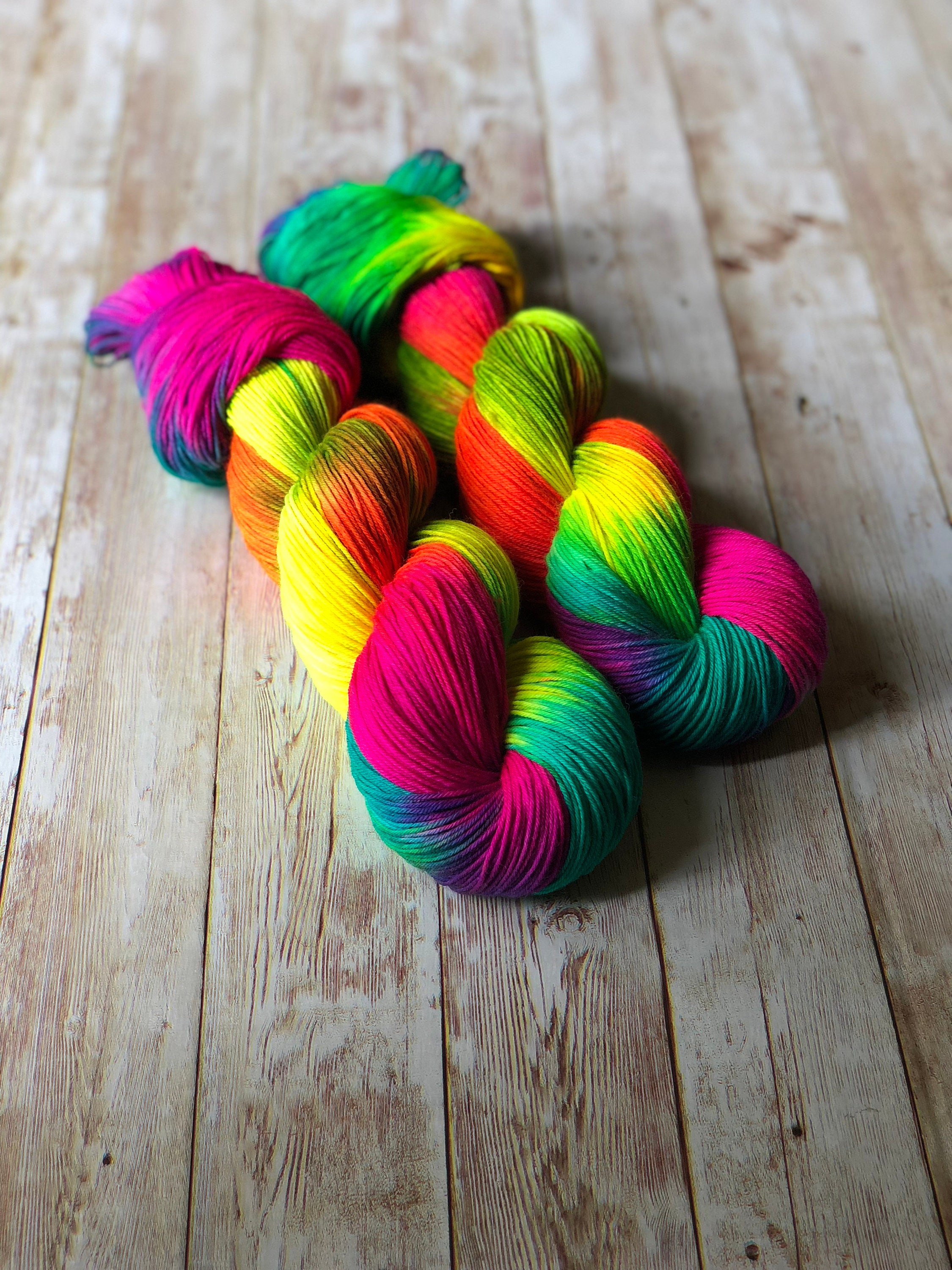 Yarn multicolored yarn variegated yarn margaritaville Etsy