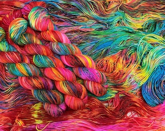yarn, Work Hard Play Harder, PRE-ORDER, sw merino yarn, worsted yarn, dk yarn, sock yarn, indie dyed yarn, multi-colored yarn