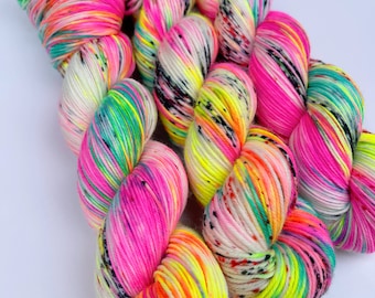 Speckled Yarn: Kitty Fan Club, Hand-Dyed Merino Blend (PRE-ORDER)