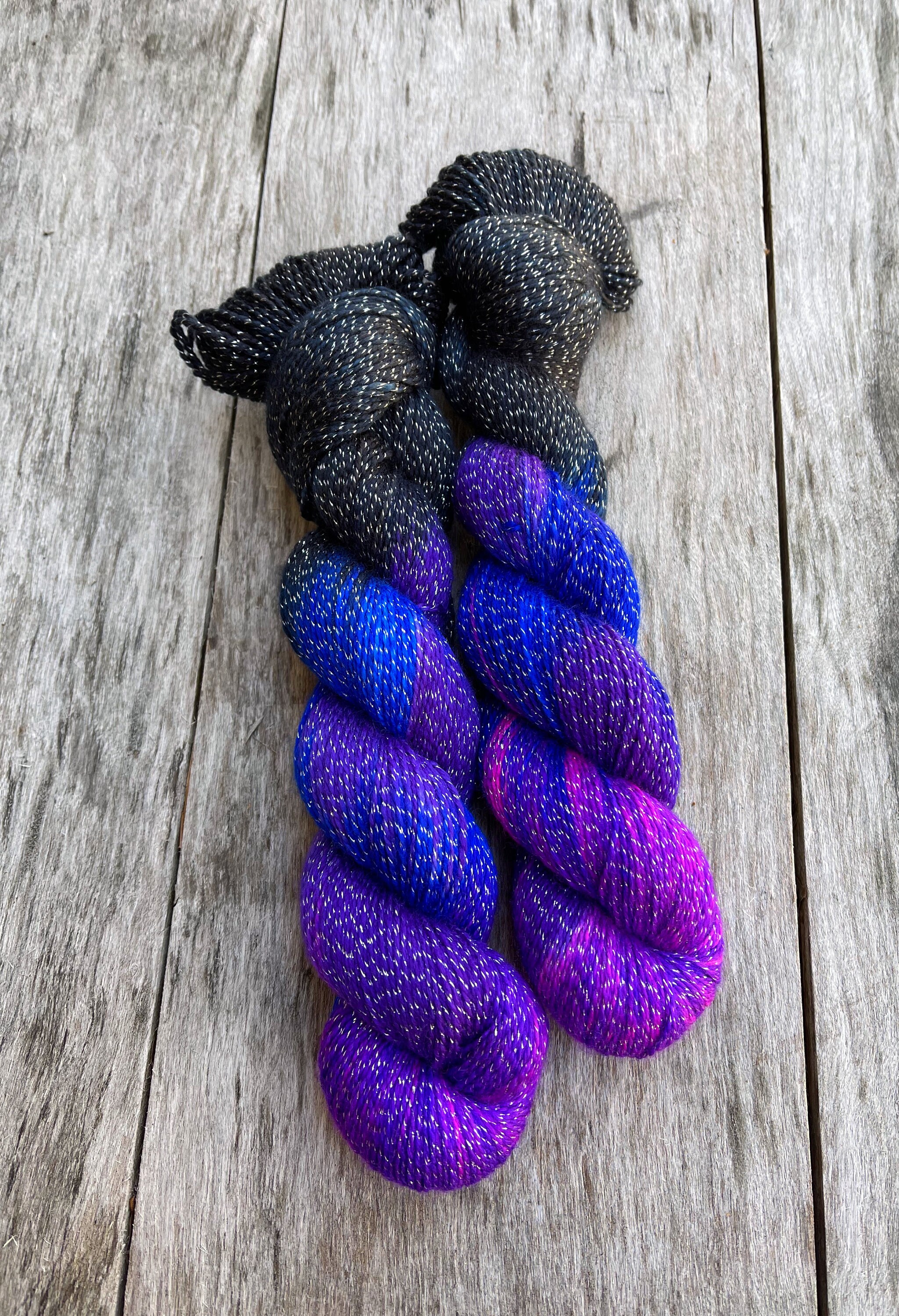 yarn, PRE-ORDER, moonchild, shimmer yarn, lurex yarn, worsted yarn, D…