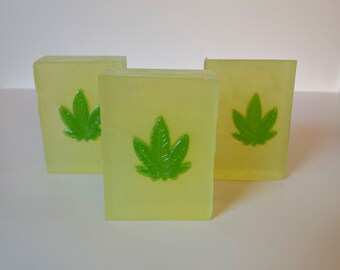 Soap with Hemp oil| All Glycerin soap with hemp oil| patchouli scented soap|