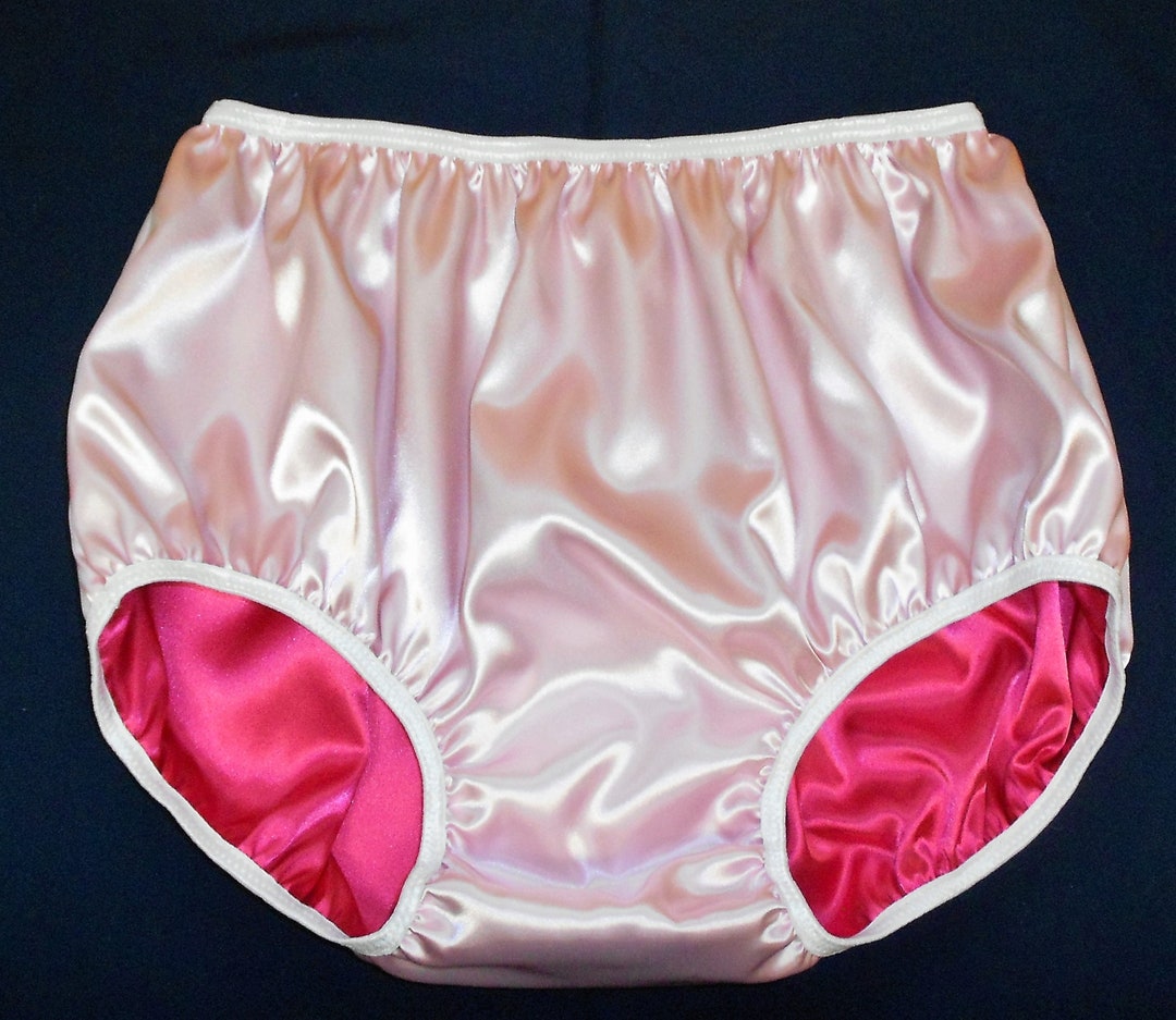 Double Satin Brief Custom Made Small/medium Reversible Women