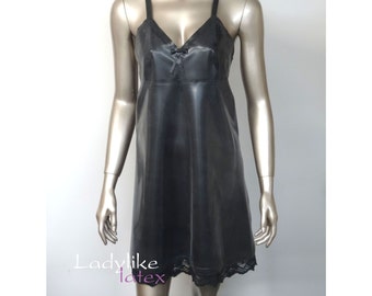 Latex Rubber Camisole Chemise / Nightdress