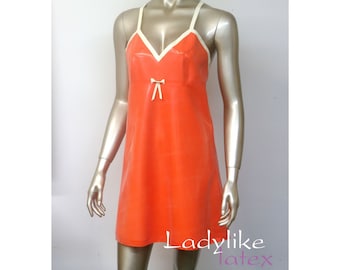 Latex Rubber Camisole Chemise / Nightdress