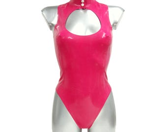 Cut-out Latex Rubber Body / Swimsuit