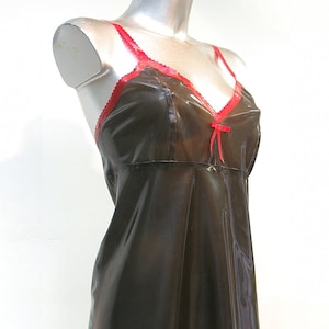 Latex Rubber Camisole Chemise / Nightdress