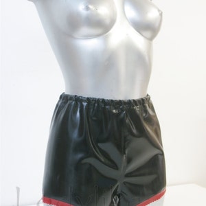 Latex Rubber French Shorts
