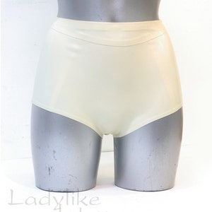 Latex Rubber Fuller Cut High Waist briefs