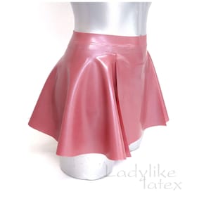 Sports/Tennis Skirt with built-in briefs in Latex Rubber