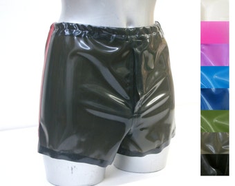 Ready to Ship: Men's boxer shorts Size L, Trans Smoky Black