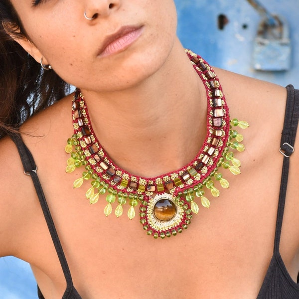 Sculptural Necklace Etsy