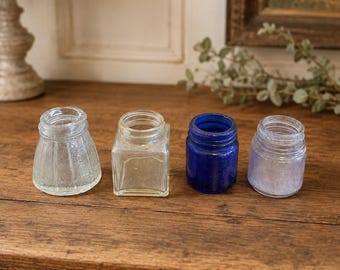 Vintage Bottle Lot- Vintage Glass Bottle Collection – Apothecary Decor & Craft Supplies