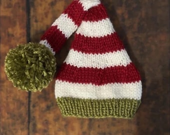 The {Jingles} Sleepy Cap with Yarn Pom and Wrap Set