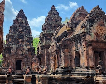 Banteay Srei Cambodia Temples Digital Photograph Download