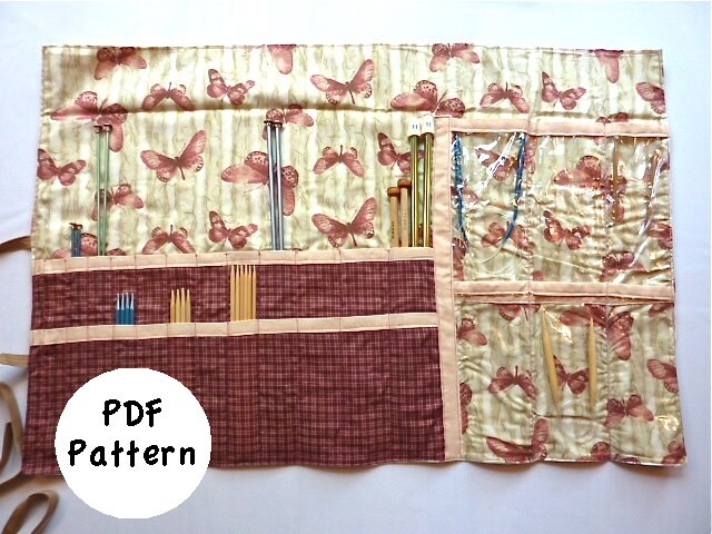 Knitting Needle Case Pattern: Size Medium PDF Download | Etsy