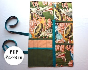 Knitting Needle Case Pattern: Size Small (PDF Download)