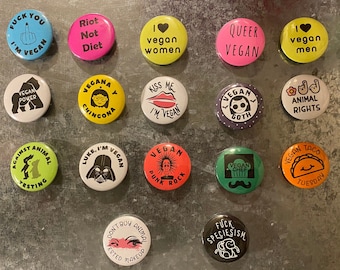 Vegan buttons