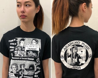 Anarcho Punk Zine double sided shirt