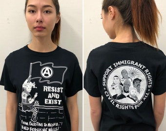 Resist and Exist double sided shirt