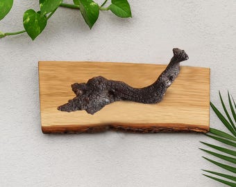 Wooden Wall Art Piece Elephant Head by ALlights