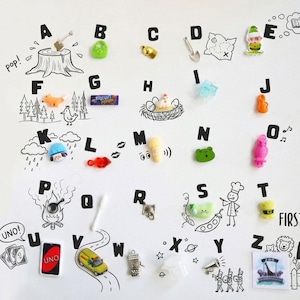 A is for Axe – My First ABC Trinkets Hunt, 1-3.5cm, 26 trinkets