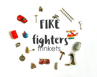 Fire fighters theme I Spy trinkets, 1-3cm, Set of 20