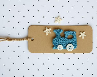 Stardust Express  to Dreamland - Crochet Train Applique