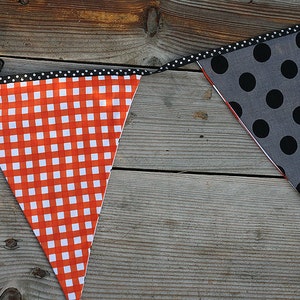 Halloween Fabric Bunting Garland Banner image 5