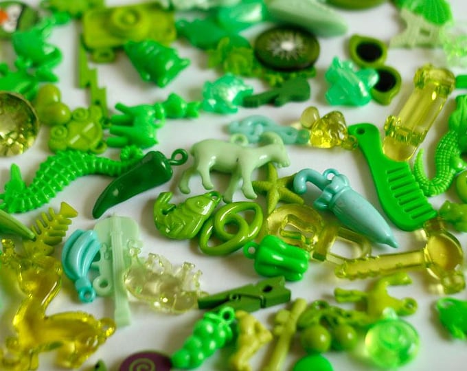 Featured listing image: BIG I Spy Trinkets by Color, Rainbow I spy Bin filler, 2.5-6cm, Set of 20