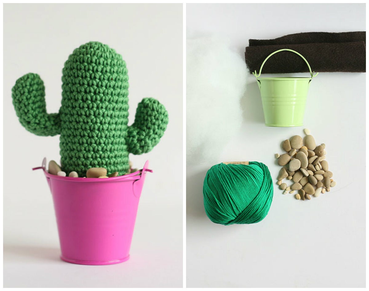 Crochet Kit Cactus 1 Saguaro Make Your Own Cacti of Many Etsy
