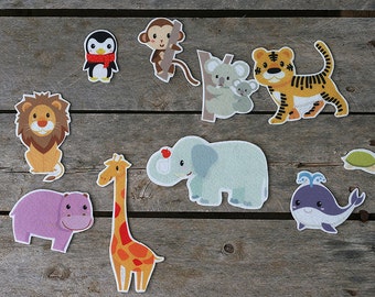 Animals Felt board pieces, Wild and farm animals, Flannel board stories