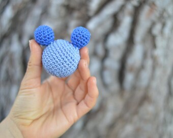 Baby H2O Water molecule crochet Rattle Toy handmade by TomToy