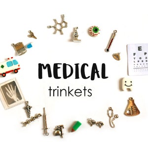 Medical theme I Spy trinkets, 1-5cm, Set of 20