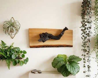 Wooden Wall Art Piece Elephant Head by ALlights