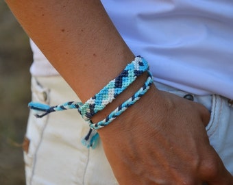 Hand woven Friendship Bracelet Chantara, Double Bracelet