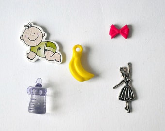 Letter B Individual Small trinkets sets for ABC I spy bag/ bottle, 1-3cm