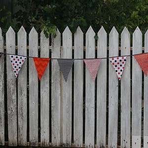 Halloween Fabric Bunting Garland Banner image 2