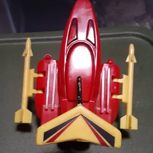 Vintage Space Fighter Press & Go US Navy Fighter UK design Made in Hong Kong image 3