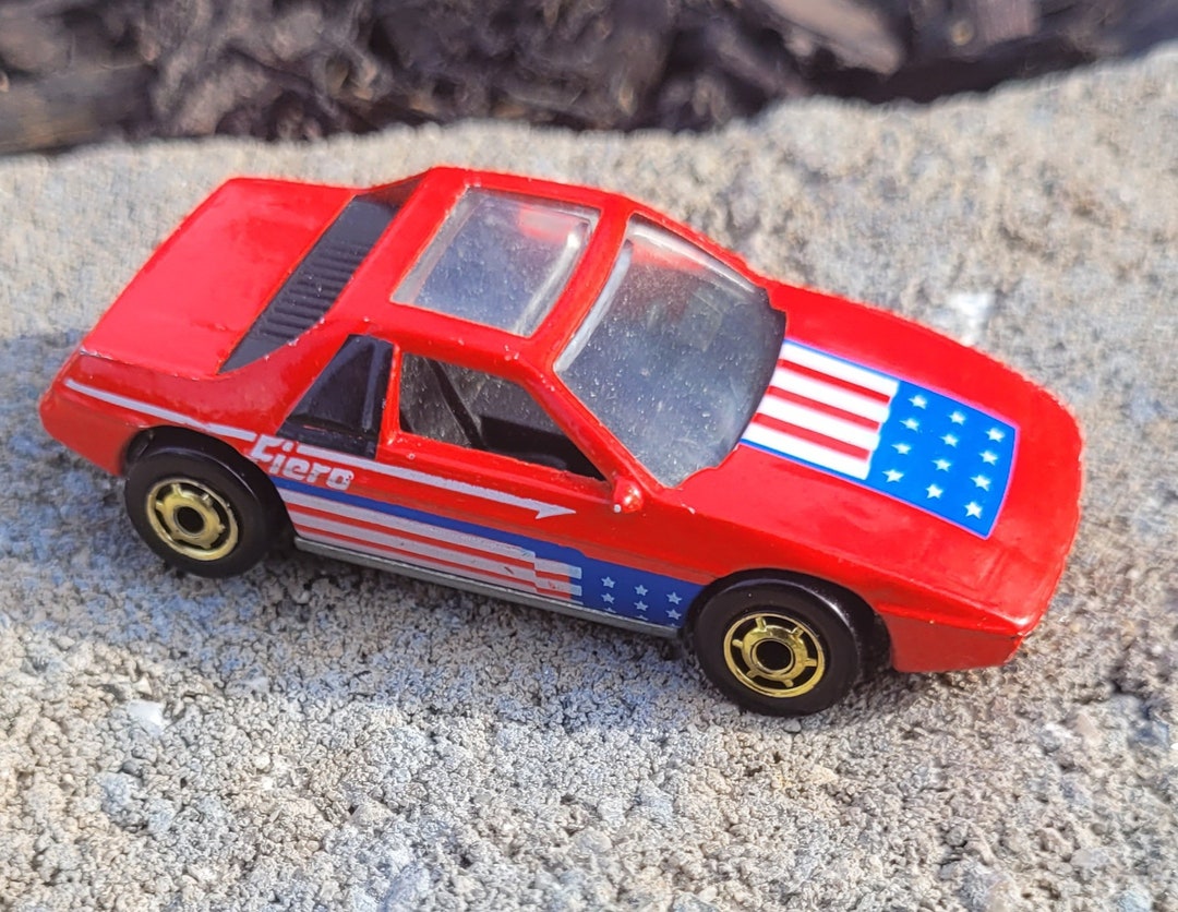 Vintage Hot Wheels Red Fiero With GHO Wheels. - Etsy