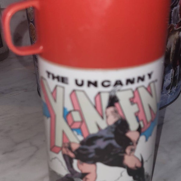 Vintage Uncanny X-Men Thermos