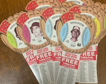 Vintage 1977 Pepsi Cola Baseball Discs