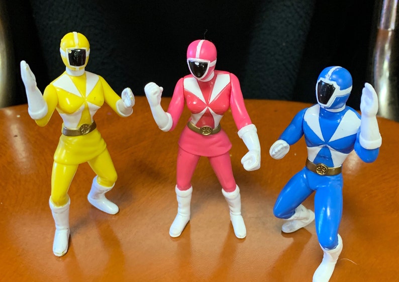 Vintage Mighty Morphin Power Rangers Happy Meal Action Figures image 0