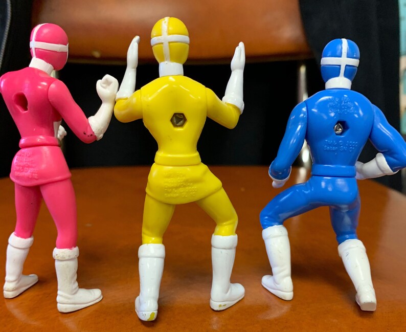 Vintage Mighty Morphin Power Rangers Happy Meal Action Figures image 1