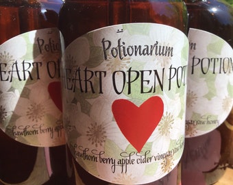 Heart Open Potion Hawthorn Oxymel