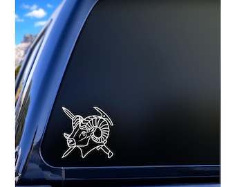 Mountain Warfare Mountaineering vinyl decal for windows or any smooth surface