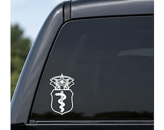 Air Force Medical Corps USAMM Badge vinyl decal for any smooth surface