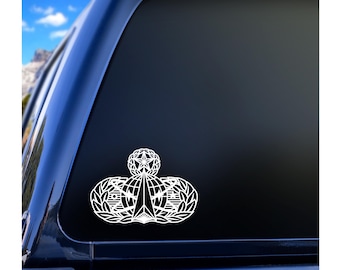 Air Force Space and Missile Operations badge vinyl decal for any smooth surface